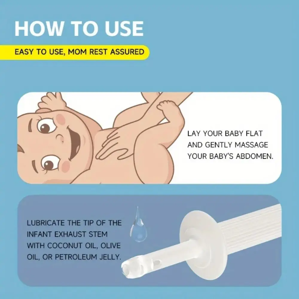 BPA Free Baby Exhaust Rod for Colic Relief