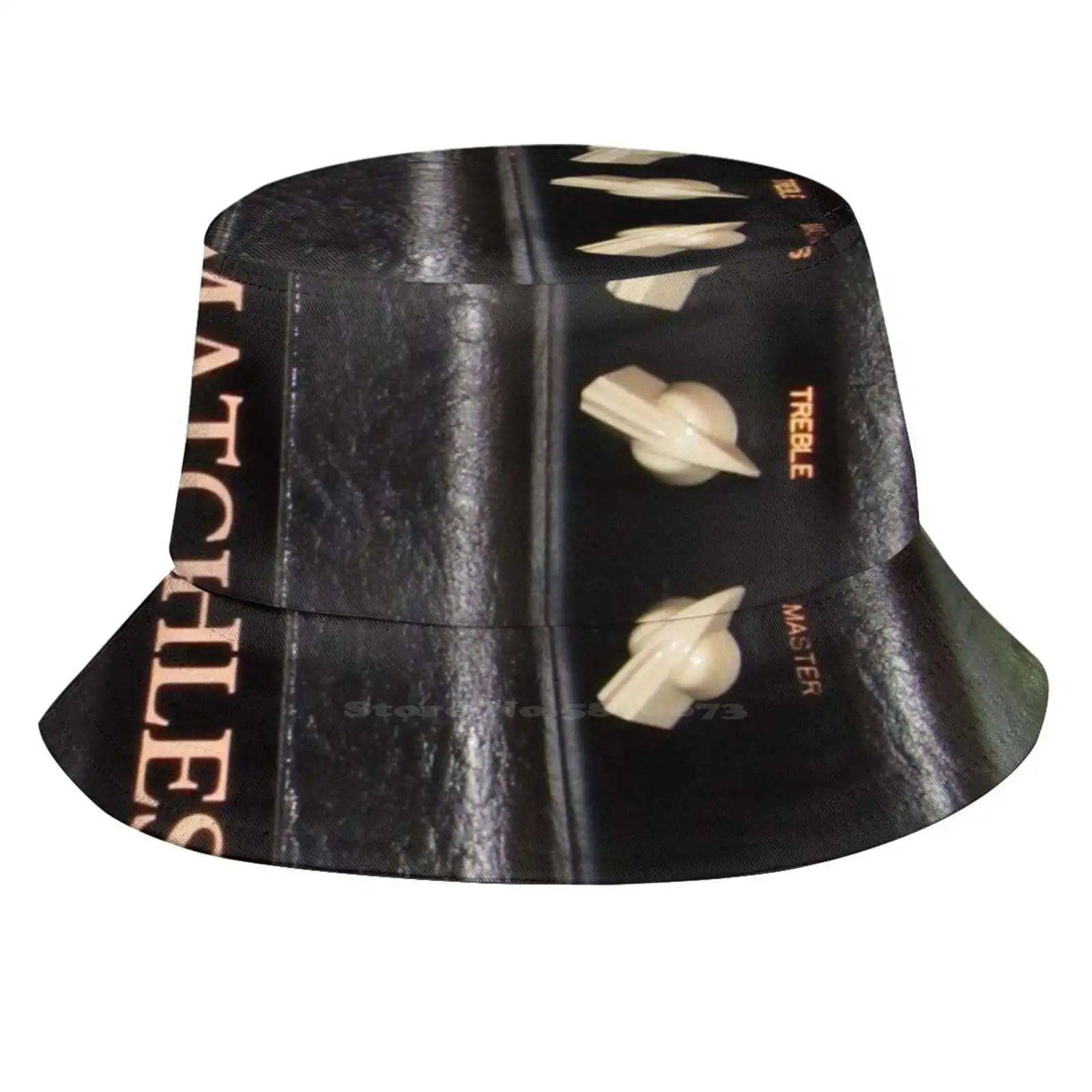 Amp Head 2 Print Bucket Hats Sun Cap Amplificatore Senza Fiammiferi Telecaster Stratocaster