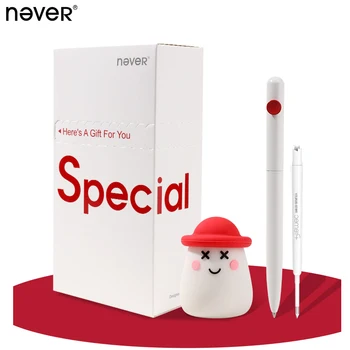 Never Sign Gel Pens 0.5mm Swiss Refill Rotate Metal Smooth Writing Tool Cute Stationery office School Supplies Personalized Gift