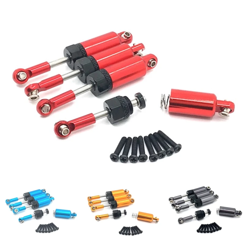 

HS 18301 18302 18311 18312 18321 18322 4pcs Metal Oil Shock Absorber Damper 1/18 RC Car Upgrade Parts Accessories