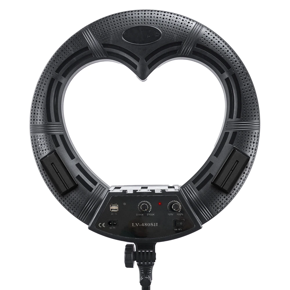 

Meidike heart ring light selfie 96w camera photo & accessories 3200-5500k with remote 18inch eyelash extension led lamp