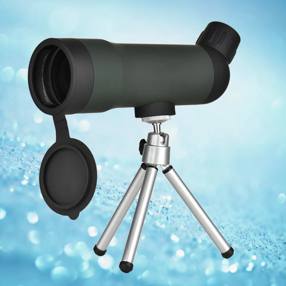 

Waterproof x Telescope Night Vision Optic Lens Prism Spotting Scope With Retractable Tripod Stand for Camping