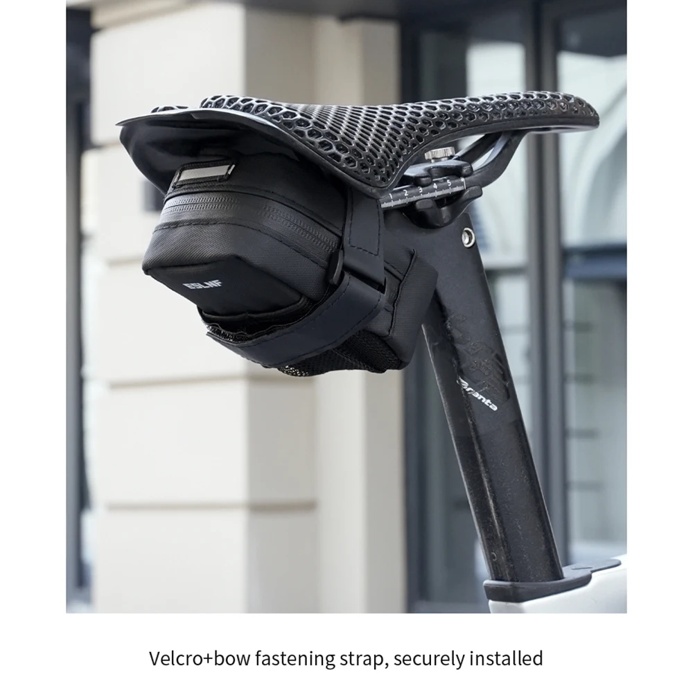 Description Picture 6 of itemSmall Bicycle Saddle Bag Portable Mini Mountain Bike Seat Bags Cycling Rear Bags Ultralight Road Bike Tail Bag Bike Accessories