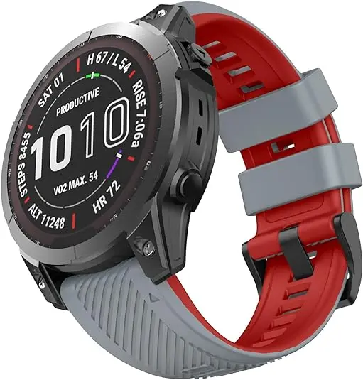 Premium Silicone QuickFit Watch Strap - Universal 22mm & 26mm Band