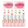 6Pcs/Box Crystal Clear Flower Jelly Lip Balm Kits Set Temperature Color Changing Lipstick Moisturizer Vitamin E Beauty Health 5