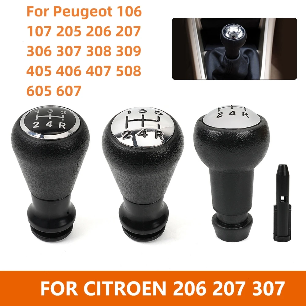 Pommeau De Levier De Vitesses Pour Peugeot 106 206 306 406 Et Citroën C2 C3 Etc. - Neuf