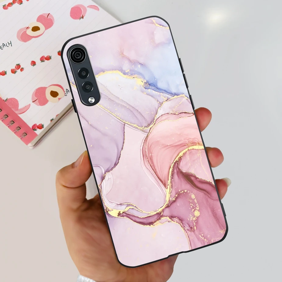 Stylish Painted Silicone Soft Phone Case - 6.8'' Bumper Cover, Compatible with LG Velvet 5G