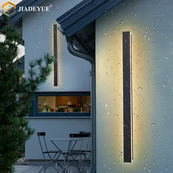 Lampada da parete lunga a LED impermeabile ip65 illuminazione da esterno giardino casa di campagna balcone luce parete interna camera da letto soggiorno luce 1