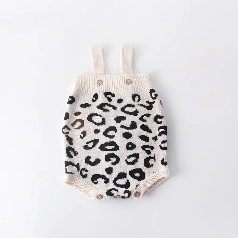 0-2 Years Old Baby Girl Leopard Coat Infant Jacket Cardigan Sweater Long Sleeve Cute Baby Boy Toddler Clothes OBS204038