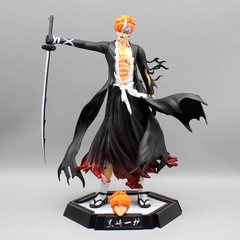 31cm Anime BLEACH Action Figure Toys Kurosaki Ichigo Figuras Manga