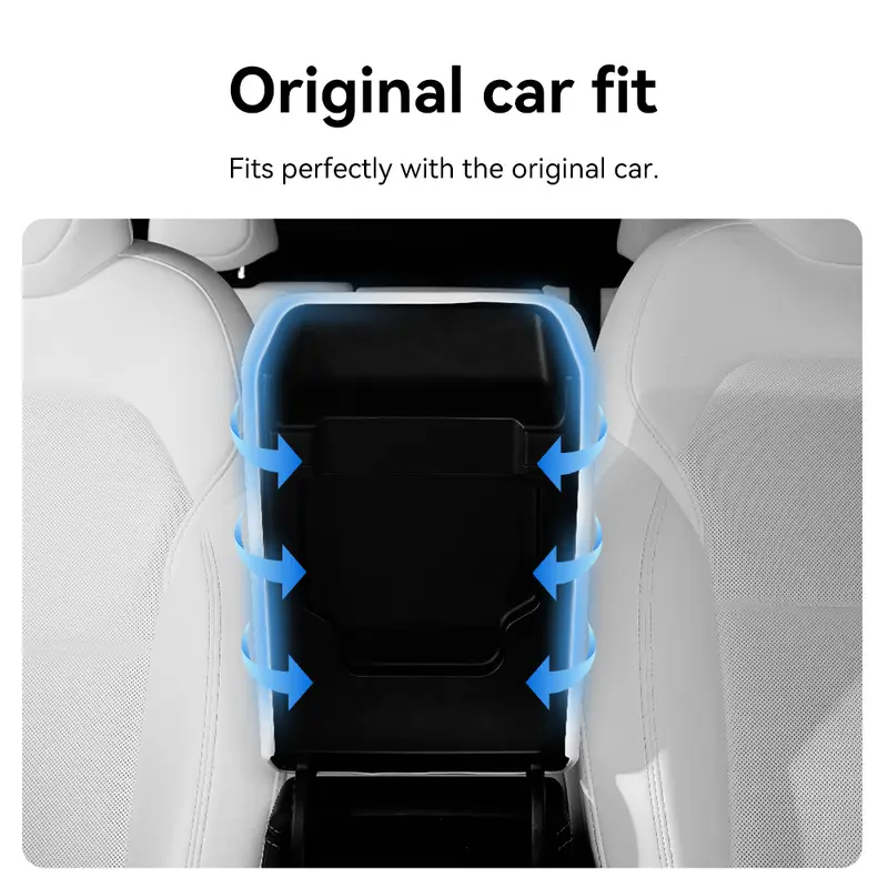 YZ  For Tesla Model Y YL Juniper Model 3 Highland TPE Armrest Cover Soft Case Center Arm Rest Pad Anti-scratch 2026 Accessories - Image 5