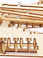 Spiral Marble Run 3D Wooden Puzzles for Adults and Teens DIY Model Building Kits with Mechanical Puzzles  3