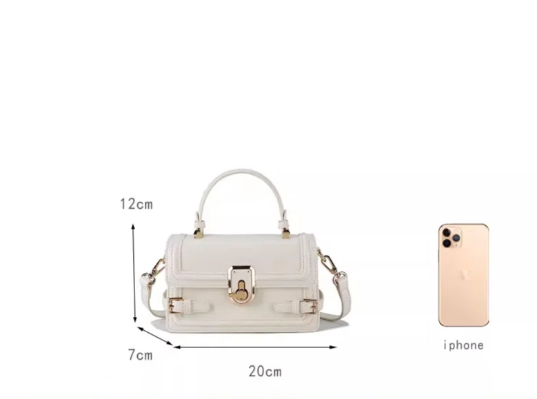 Colored Handheld Box for Spring 2024 Versatile Women's One Shoulder Bag, Small and end, High Sense Crossbody Bag_voghion.com