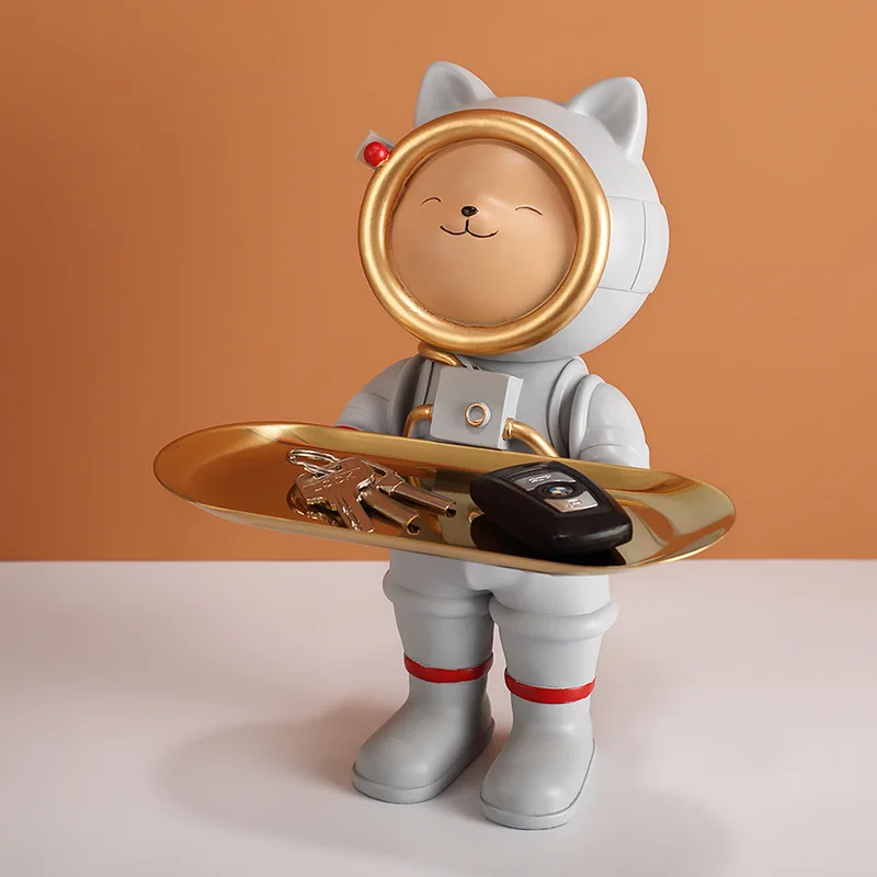 

Creative Balloon Space Cat Tissue Box Porch Key Organizer Box Living Room Decor Organizer Table Top