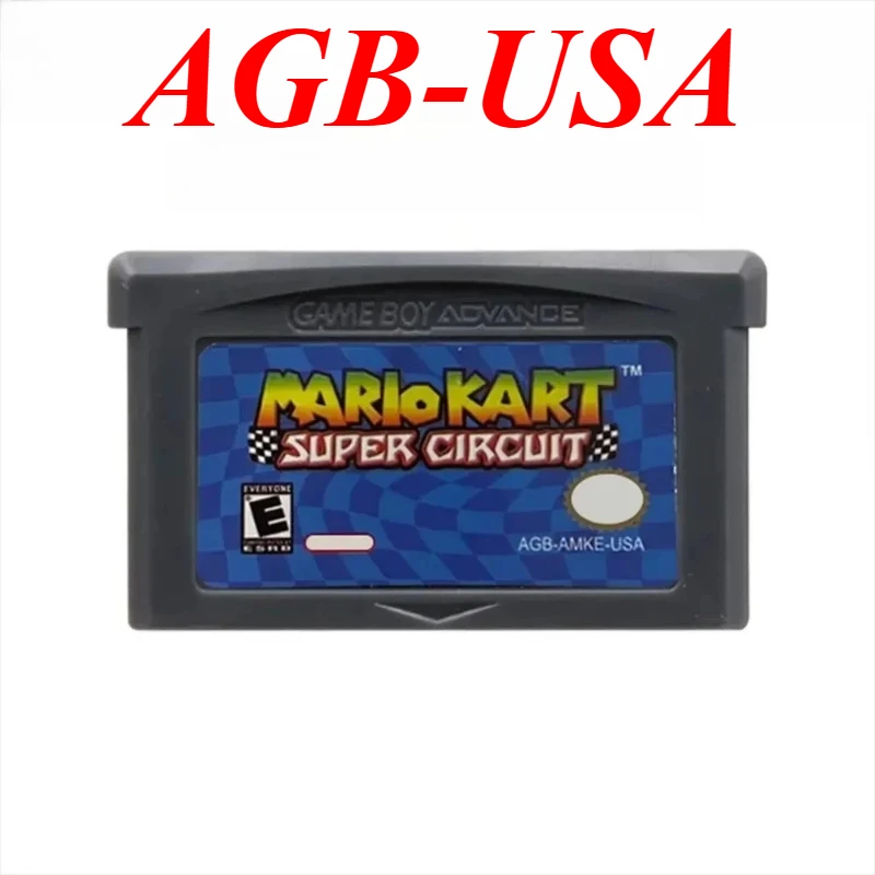 USA/EUR 32-Bit GBA Spielmodul Mario-Serie Videospielkonsolen-Karte Super Mario Bros ADVANCE Wario Land4 Golf Mario Kart – Detail 1