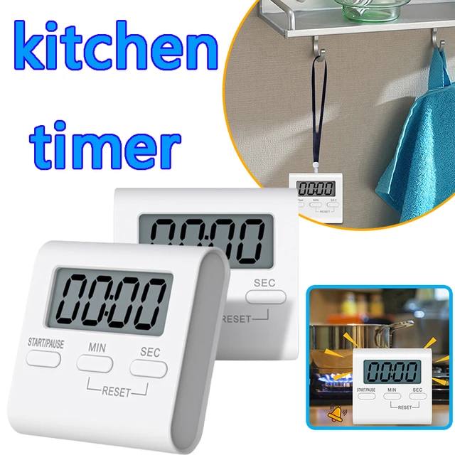 Digital Kitchen Timer, Cooking Timer, Strong Magnet Back, For Cooking Baking  Sports Games Office (Battery Not Included) - AliExpress