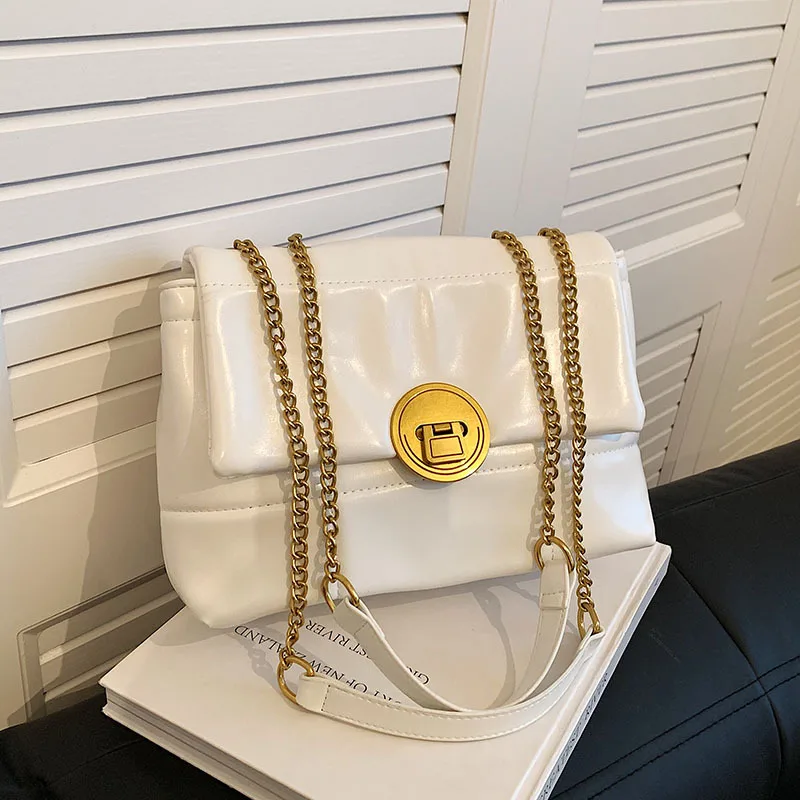 

Brands Women Small Chain Pu Leather Handbags High Quality Ladies Crossbody Bags for Women Fashion Female Tote Messenger Bag new