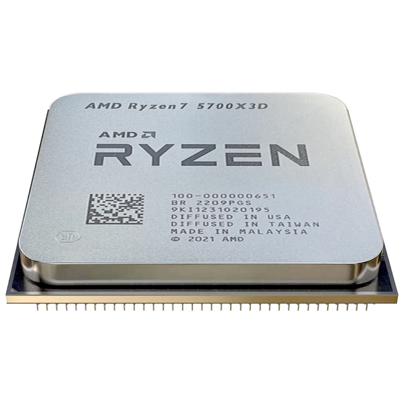 AM4 AMD Ryzen 7 5700X3D 8-Core CPU - 3.0GHz, 96MB Cache, Socket