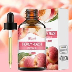 Versatile Peach Essential Oil for Skin Care, Bath, and Fragrance - Suitable for All Skin Types (60ml essential oil)