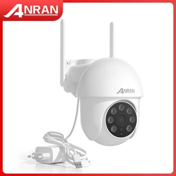 ANRAN Wifi Camera 5MP Wired Security Camera 24/7 Record Home Security Protection IP66 Waterproof Compatible Alexa Auto Tracking 1