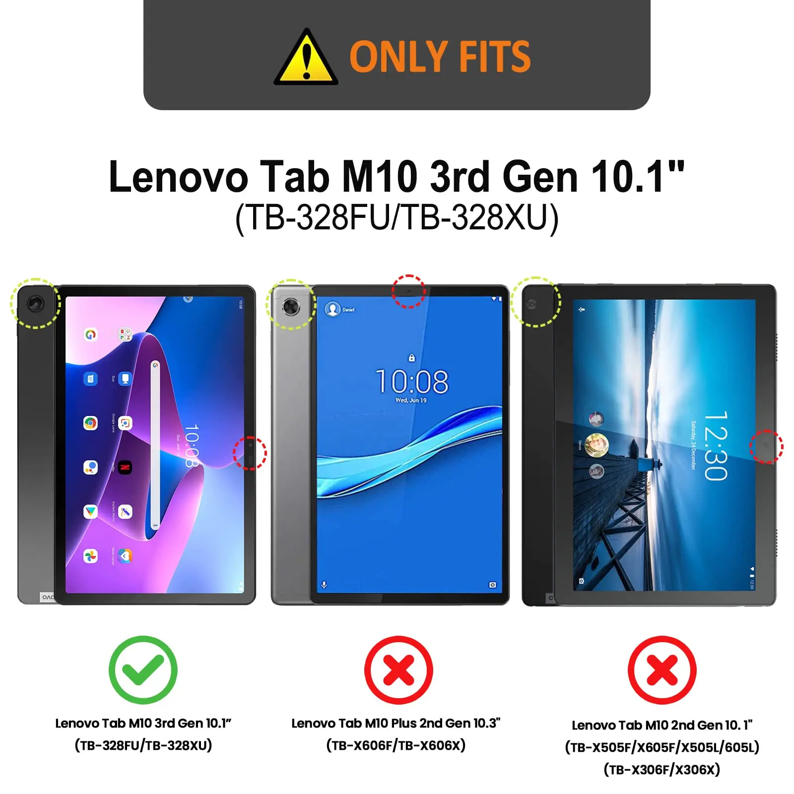 2PCS Tempered Glass Screen protector for Lenovo Tab M10 (3rd Gen) 10.1 inch 2022 protective film TB-328 TB-328F TB-328X 2