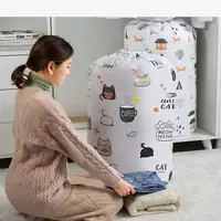 Large Capacity Foldable Clothes Organizers Storage Bag Container Quilt Pillow Wardrobe Organizer Dustproof Bedding Storage Pouch 2