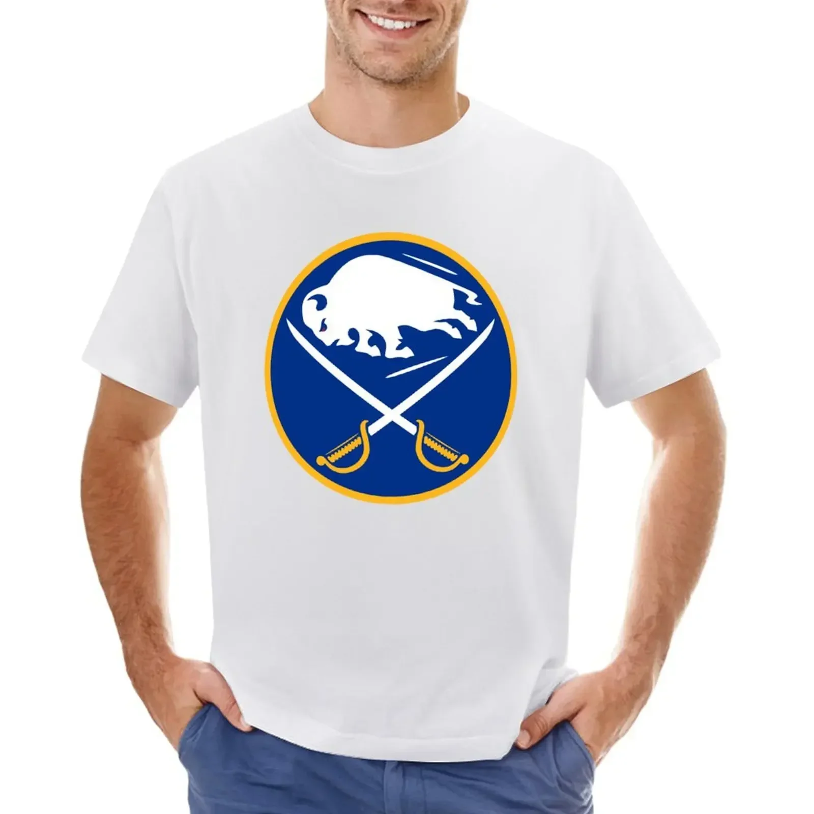 

Sabres-City T-shirt plain aesthetic clothes mens graphic t-shirts hip hop