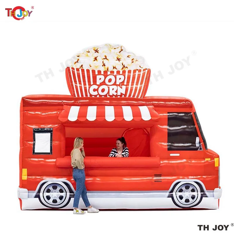 

Fashion Move Inflatable Food Car Booth Kiosk Truck Cotton Candy Theme Stall,Pop Corn Concession Stand Coffee Drink Bar For Sale