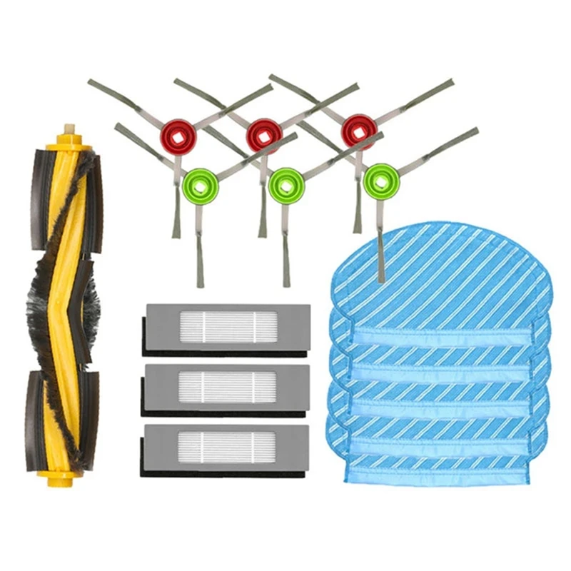 

Main Side Brush Hepa Filter Mop Replacement Spare Parts For Ecovacs OZMO N7 N8 920 950 T5 T9 Yeedi 2 Hybrid Robot Vacuum