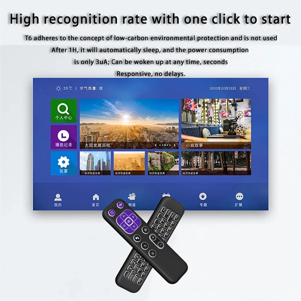 2.4G BT 5.2 Dual Mode Wireless Air Mouse and Keyboard Remote Control Gyroscope Mouse USB Receiver Mini Keyboard for Smart TV Box