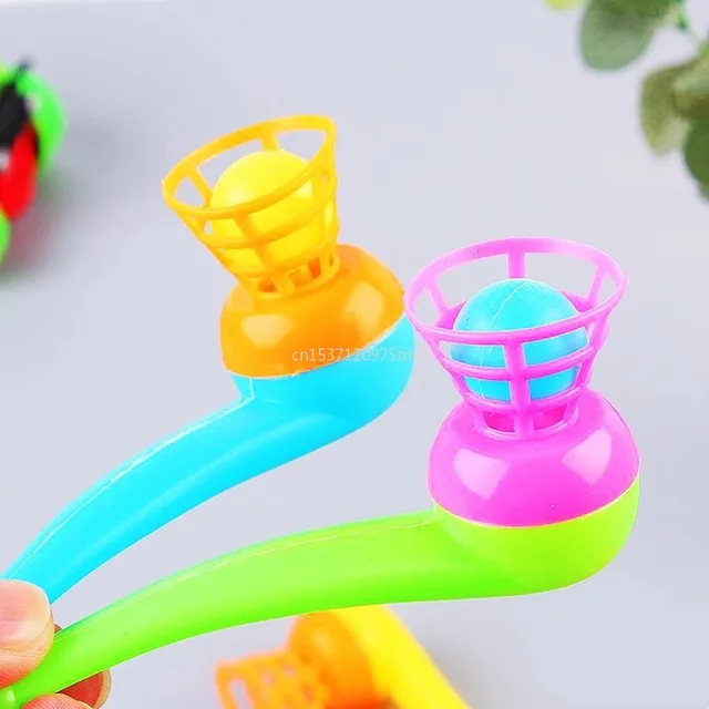 1Pcs Fun Magic Blowing Pipe Floating Ball Game Kids Birthday Party Favors Keepsakes Carnival Christmas Party Prizes  Toy 2