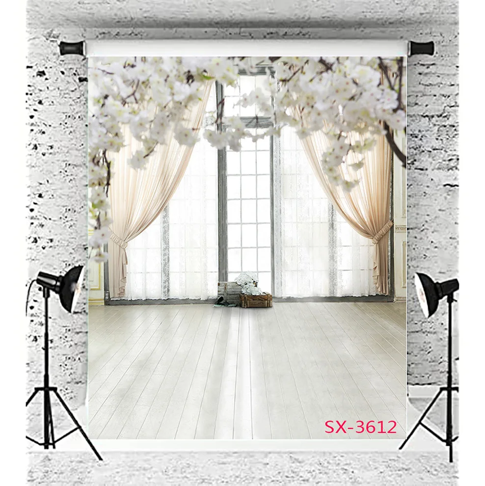 

ZHISUXI Valentine's Wedding Dress Landscape Backdrop Beautiful Flower Wall Background Photography Prop XH-14