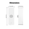 MOES Tuya WiFi/ZigBee Smart PIR Sensor Human Body Infrared Motion Detector Home Security Scene Linkage Automation Battery Power 6