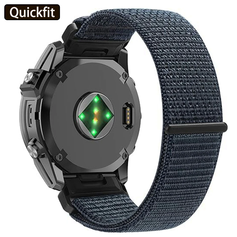 Adjustable Nylon Strap with QuickFit Band, 22mm/26mm