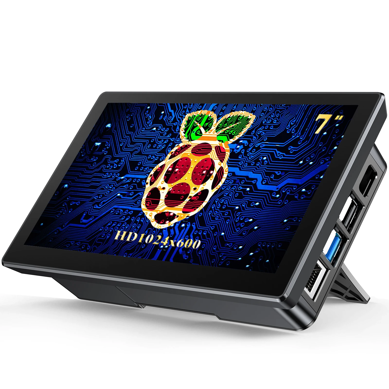 Eviciv 7 Inch Monitor Raspberry Pi 4 Touch Screen Portable Monitors