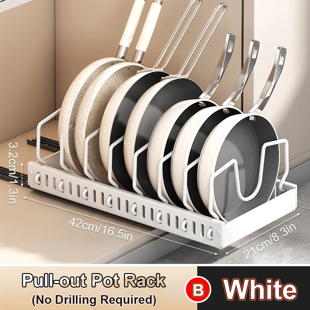Pull-Out Pot Organizer Rack 3
