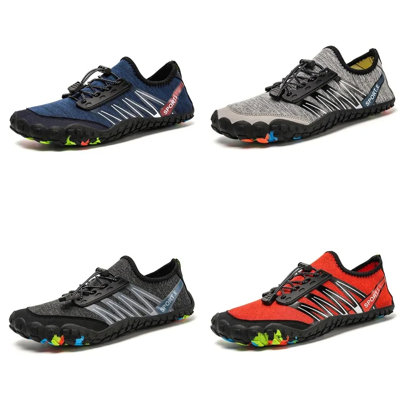 Summer New Quick-Drying Breathable Five-Toe Shoes Summer Fishing Non-Slip Swimming  Outdoor Sports Creek Shoes