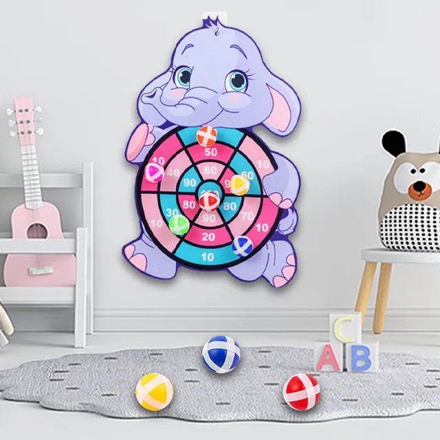 Assiette de fléchettes d'animaux de la Jungle, Panda Safari, cadeaux de fête d'anniversaire pour enfants, décoration de fête prénatale, jouets pour enfants, cadeaux 1