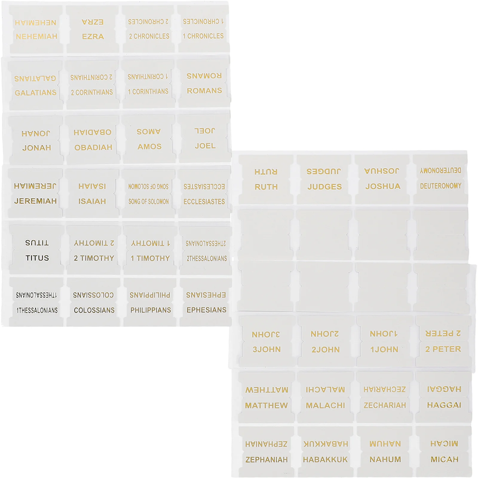 

Laminated Bible Tabs 10 Sheets Bible Journaling Supplies Bible Study Tabs Old New Testament Bible Book Index Tabs Stickers