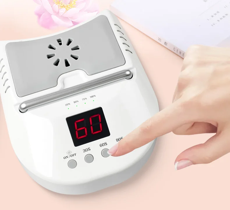 New Arrival 72w pro cure wireless rechargeable cordless sun uv led gel dryer nail lamp for salon manicure