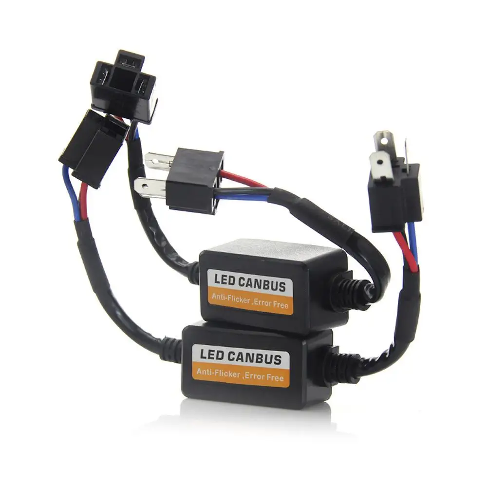 LED Canbus Decoder Adapter 1/2PCS H4 H7 9005 9006 9012