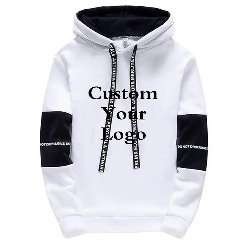 

Custom Men's Hoodies Long Sleeve Casual Printing with Letter Sweatshirt Spring Hip Hop Pullover Sports Top Hooded Sweatshirt