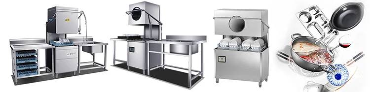 Description Picture 3 of itemChefmax 5 KW Restaurant Kitchen Equipment Freestanding Electrical Commercial Hood Type automatic dish washer dishwasher Machine