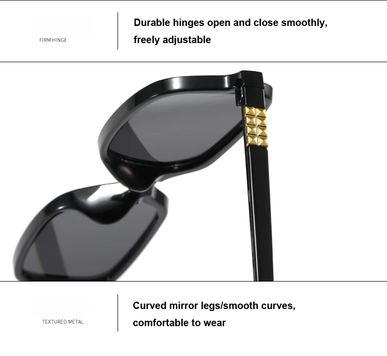 1 Stück/5 Stück kleine rechteckige Sonnenbrille Damen Retro einfache Brillen minimalistischer Stil Design Sonnenschirm UV400 Brille Unisex – Detail 14