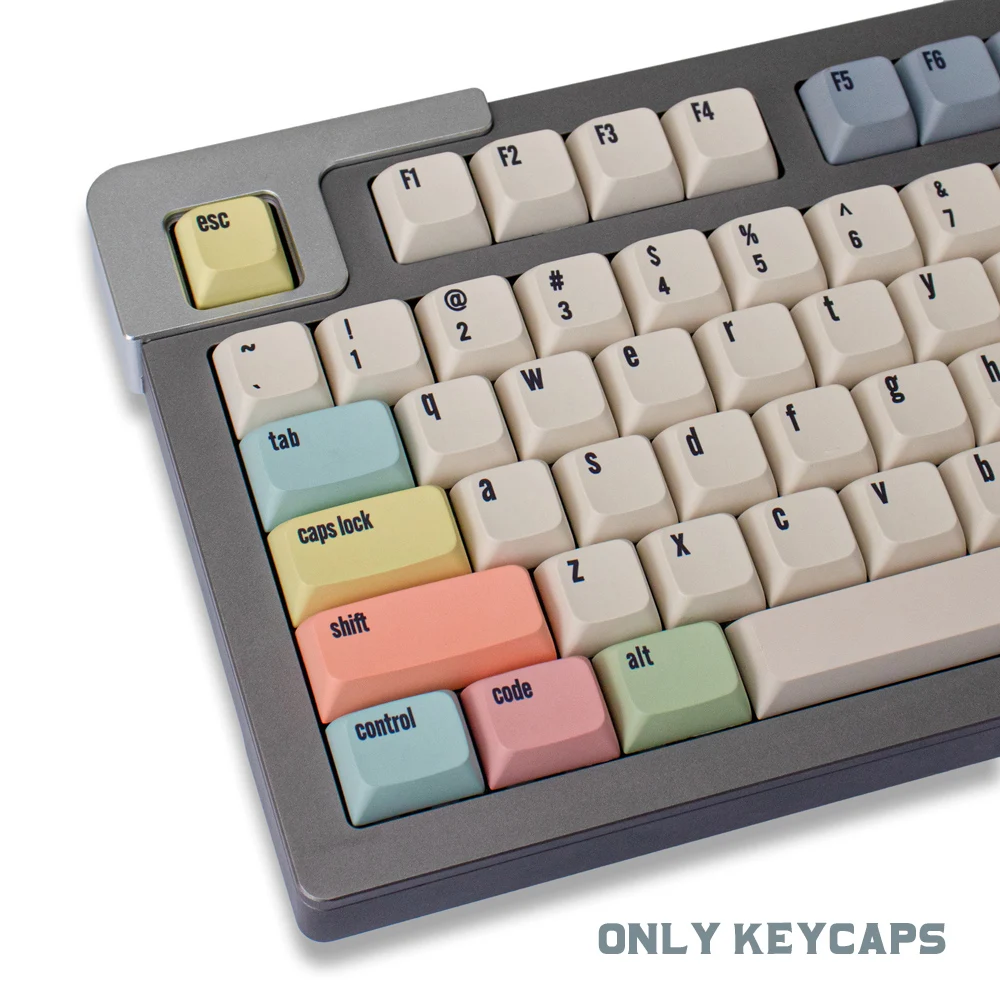 Gmk Canvas Xda Keycaps Personalidade Keycaps Teclado Mecânico Perfil Xda Pbt Dye-sub Inglês 61 64 84 Layout 133 Chaves - Imagem 5