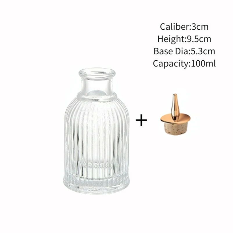 Vintage Glass Design Cocktail Bitters Bottle with Stainless Steel Dasher Top - Professional Bar Tool Accessory
