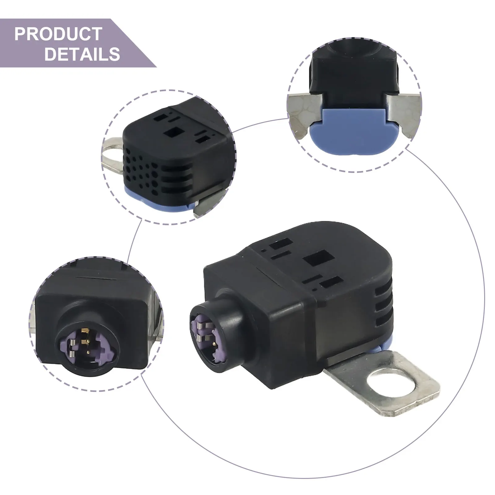 

1pc Car Black ABS Battery Fuse Box Overload Protection Relay Trip 4G0915519 For A6 A8 Q7 S6 PSS-2 95861120500 7P0937548F