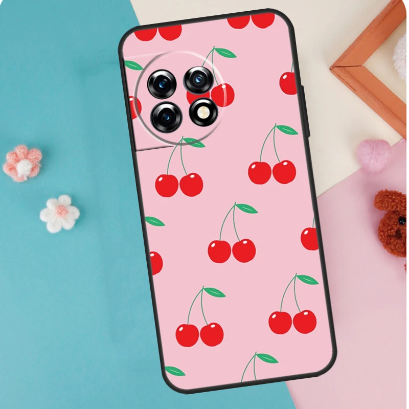 Black Pink Cherry Phone Case