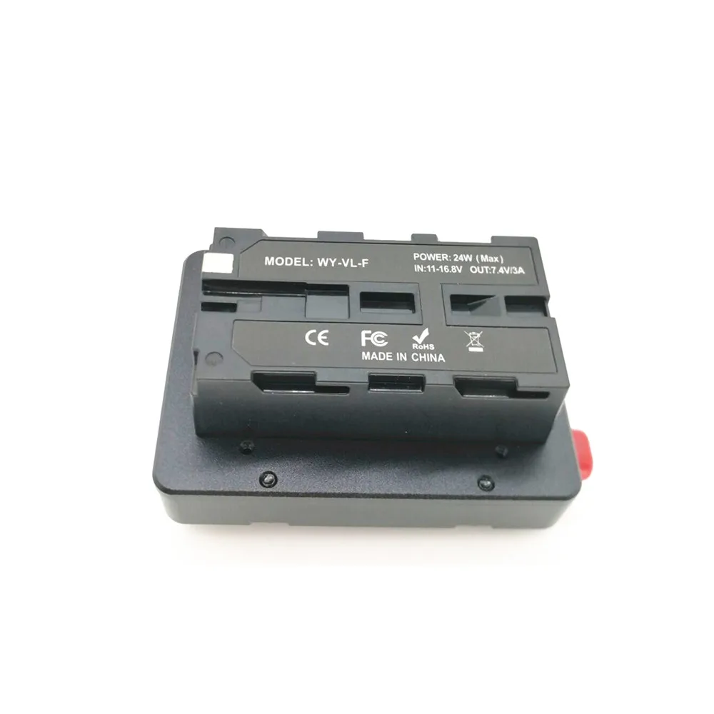 Mount V-lock Battery to Np-f F550 F570 F750 F970 Dummy Bateria Conversor Placa Adaptador D-tap para Monitor de Luz Led v - Image 5
