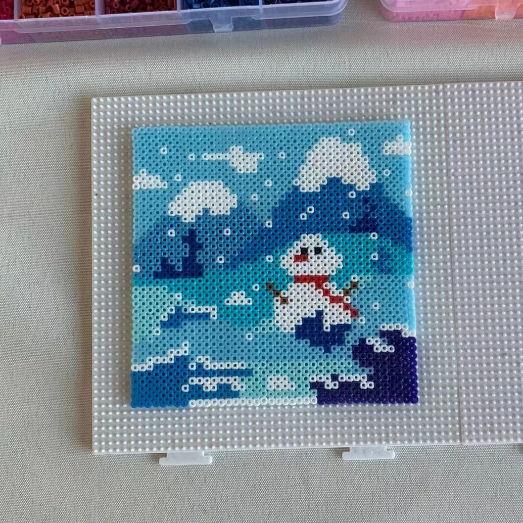 Bottle Hama beads Mini perler Perlen Iron bead DIY